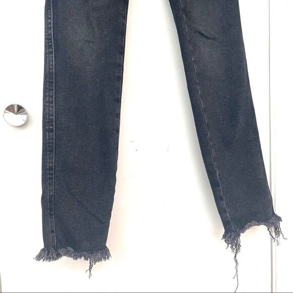 We The Free high waisted raw hem black jeans - Picture 9 of 9